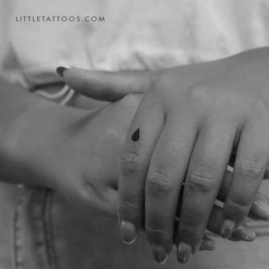 Tatuaje temporal de lágrima - Juego de 3