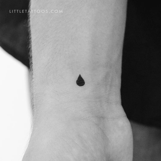 Tatuaje temporal de lágrima - Juego de 3