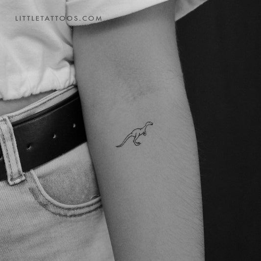 Velociraptor Temporary Tattoo - Set of 3