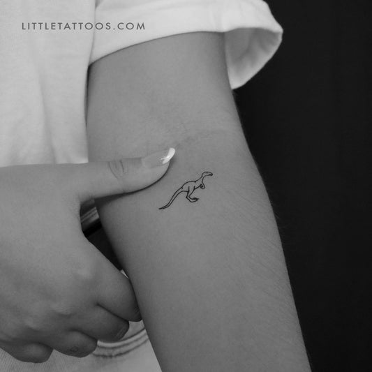 Velociraptor Temporary Tattoo - Set of 3