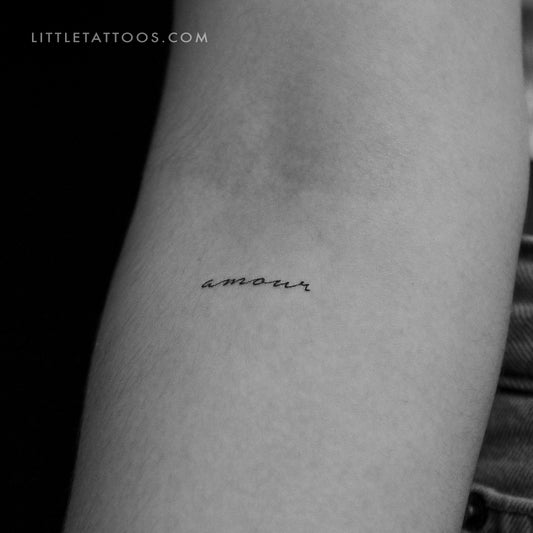 Amour Temporary Tattoo - Set of 3