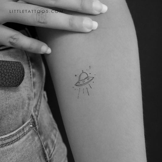 UFO Temporary Tattoo - Set of 3
