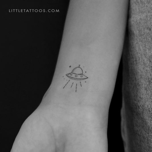 UFO Temporary Tattoo - Set of 3