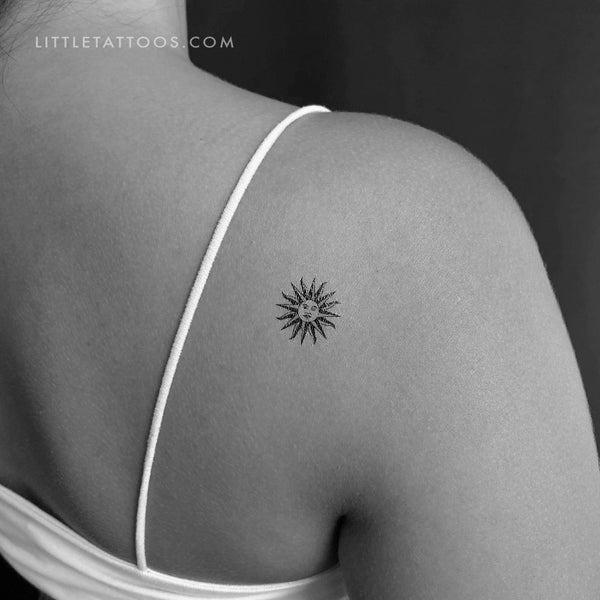 Sol De Mayo Uruguay Temporary Tattoo - Set of 3