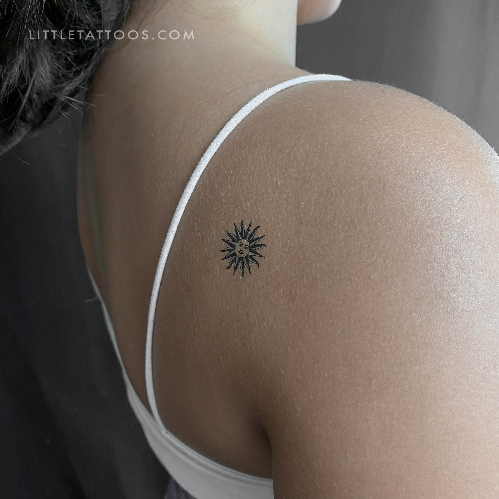 Sol De Mayo Uruguay Temporary Tattoo - Set of 3