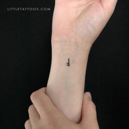 Tatuaje temporal de la runa Ansuz (juego de 3)