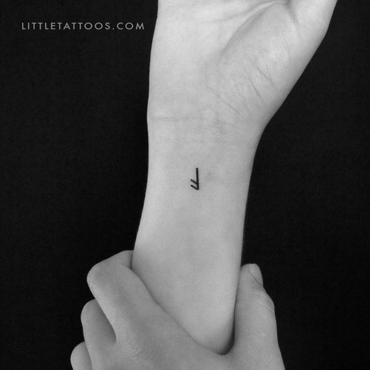 Tatuaje temporal de la runa Ansuz (juego de 3)