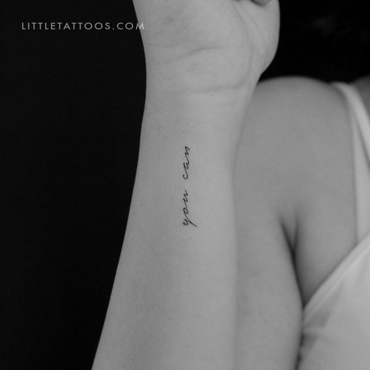 Tatuaje temporal You Can - Juego de 3