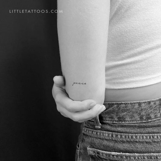 Peace Temporary Tattoo - Set of 3