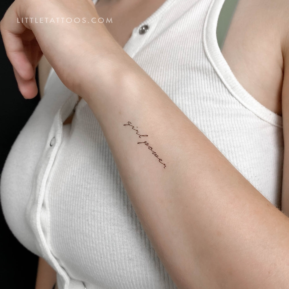 Girl Power Temporary Tattoo Sheet – Kirsten Davis