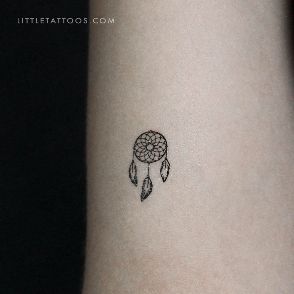 Tatuaje temporal de atrapasueños pequeño (juego de 3)
