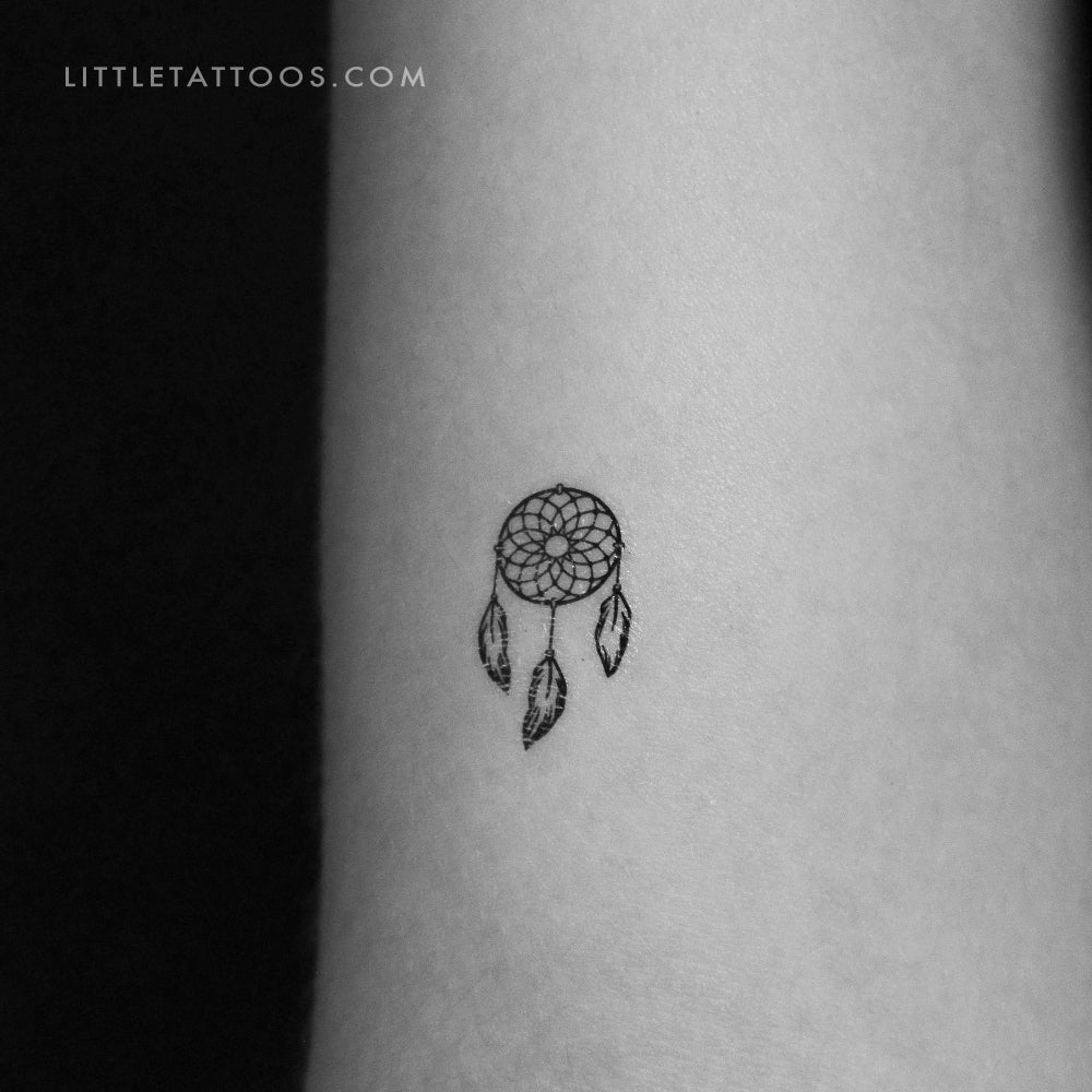 Tiny Dreamcatcher Temporary Tattoo - Set of 3