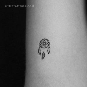 Tiny Dreamcatcher Temporary Tattoo - Set of 3
