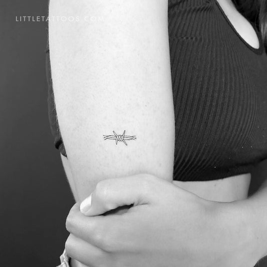 Tatuaje temporal de alambre de púas (juego de 3)