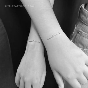 Soulmate Temporary Tattoo - Set of 3