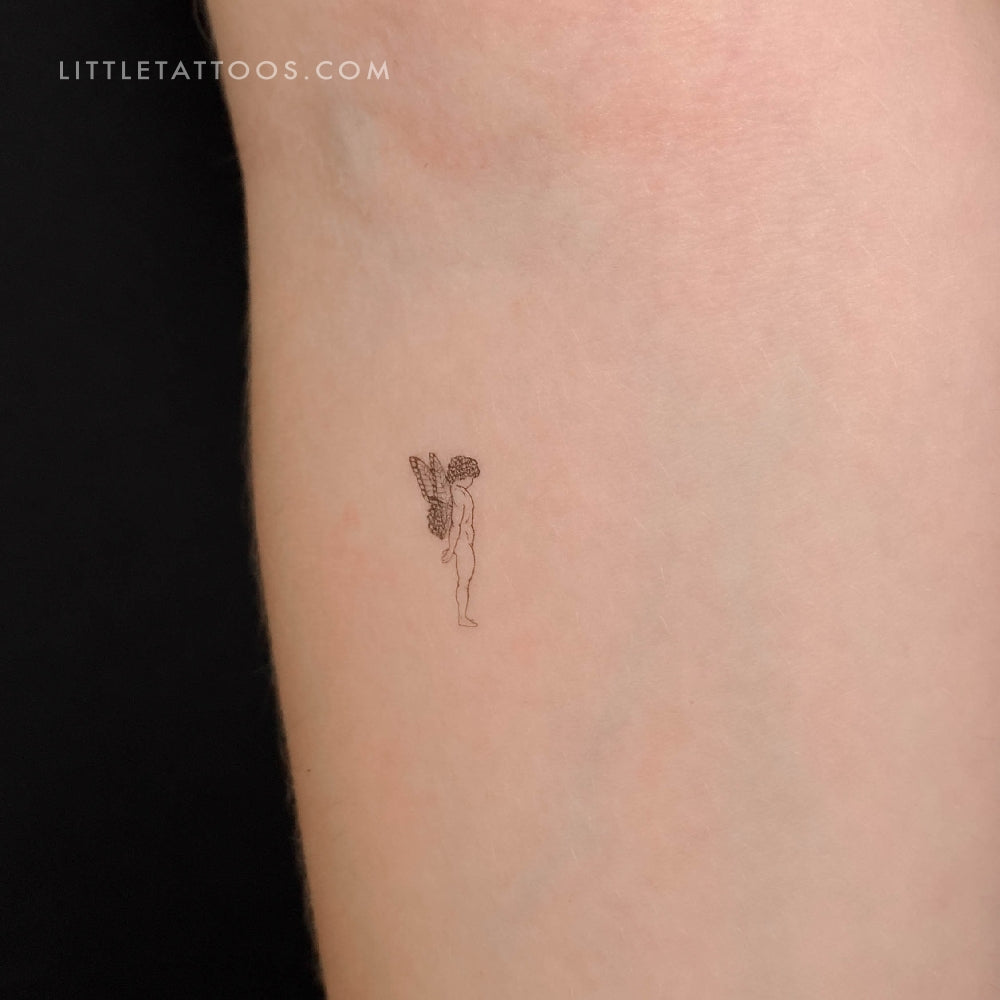 Butterfly Angel Temporary Tattoo - Set of 3