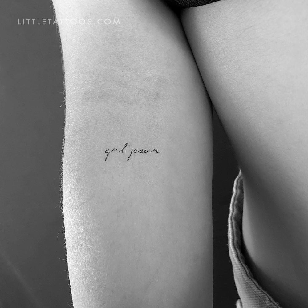 Grl Pwr Temporary Tattoo - Set of 3