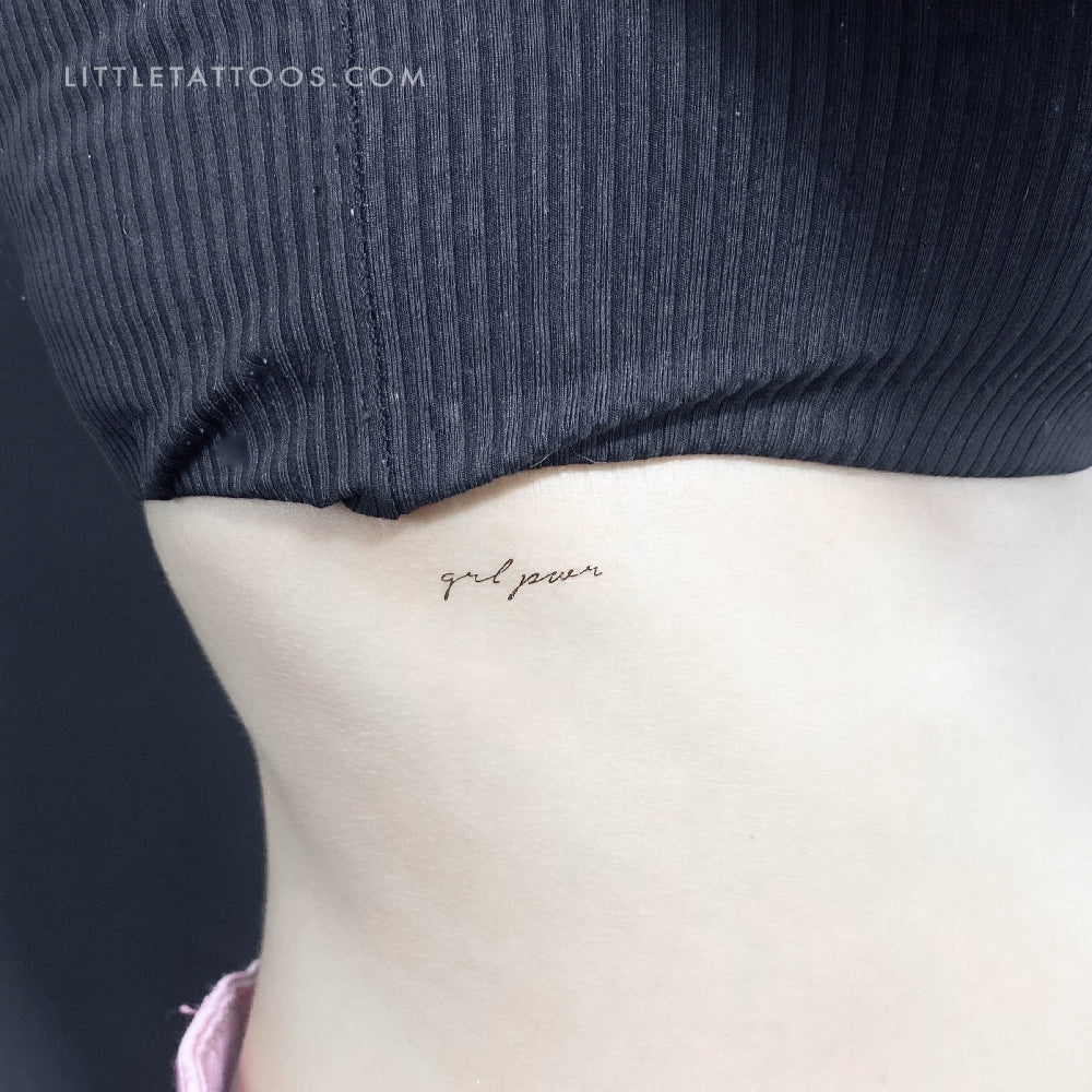 Grl Pwr Temporary Tattoo - Set of 3