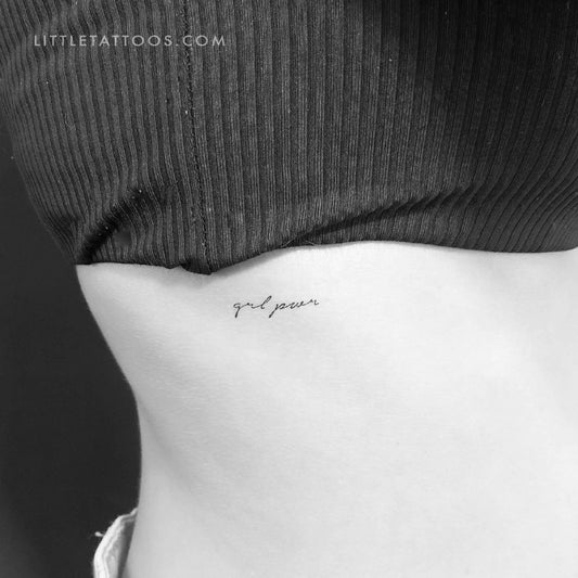 Grl Pwr Temporary Tattoo - Set of 3