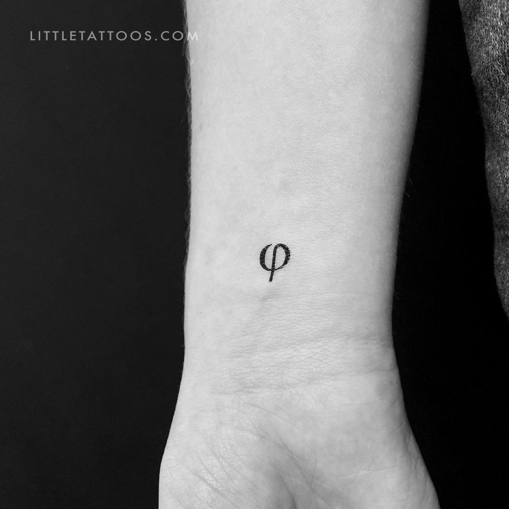 L Uppercase Typewriter Letter Temporary Tattoo (Set of 3) – Small Tattoos