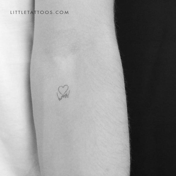 Little Pinky Swear Temporary Tattoo - Set of 3