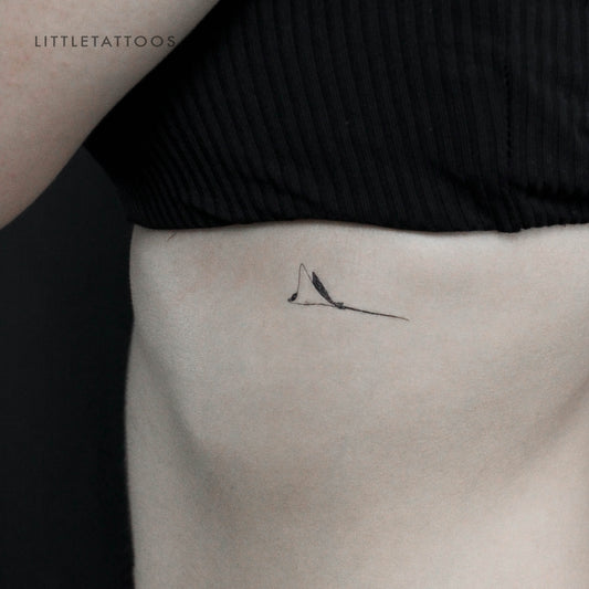 Spotted Eagle Ray Temporary Tattoo - Set of 3
