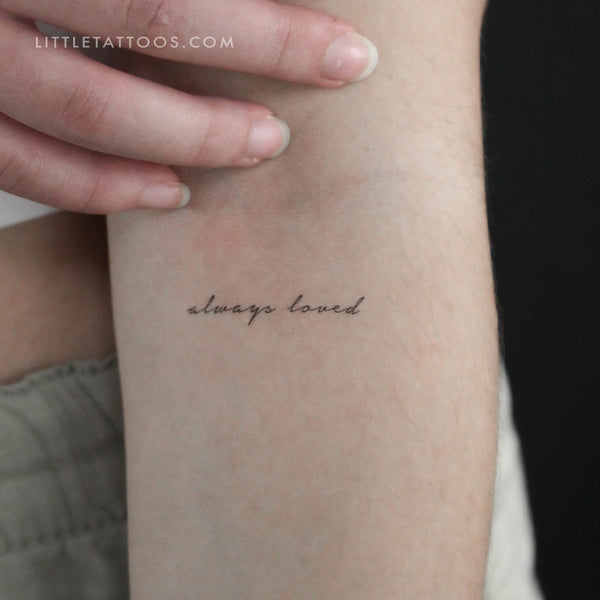 Always Loved Temporary Tattoo - Set of 3