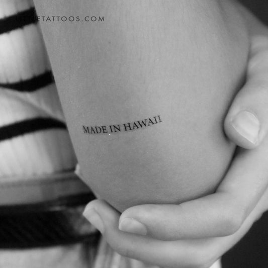 Tatuaje temporal HECHO EN HAWÁI - Juego de 3