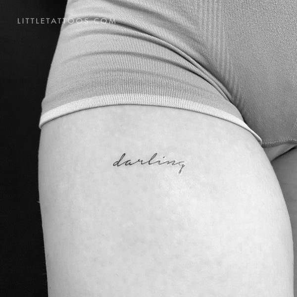 Darling Temporary Tattoo - Set of 3