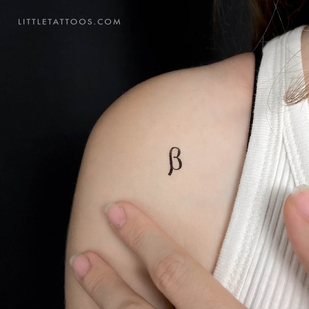 Beta Temporary Tattoo - Set of 3