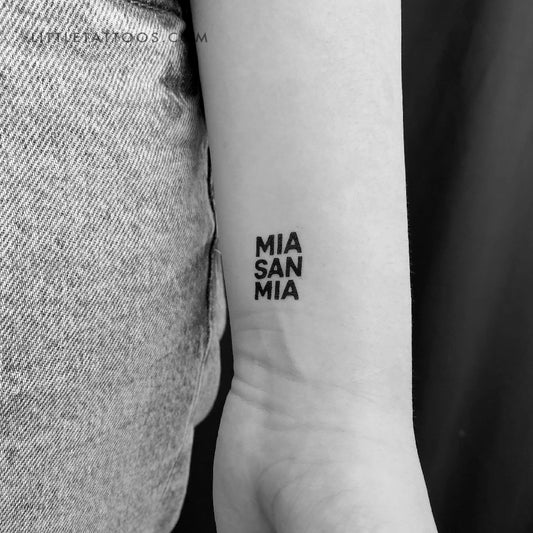 Tatuaje temporal Mia San Mia - Juego de 3
