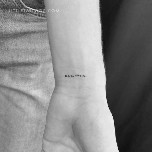 Mama Temporary Tattoo - Set of 3