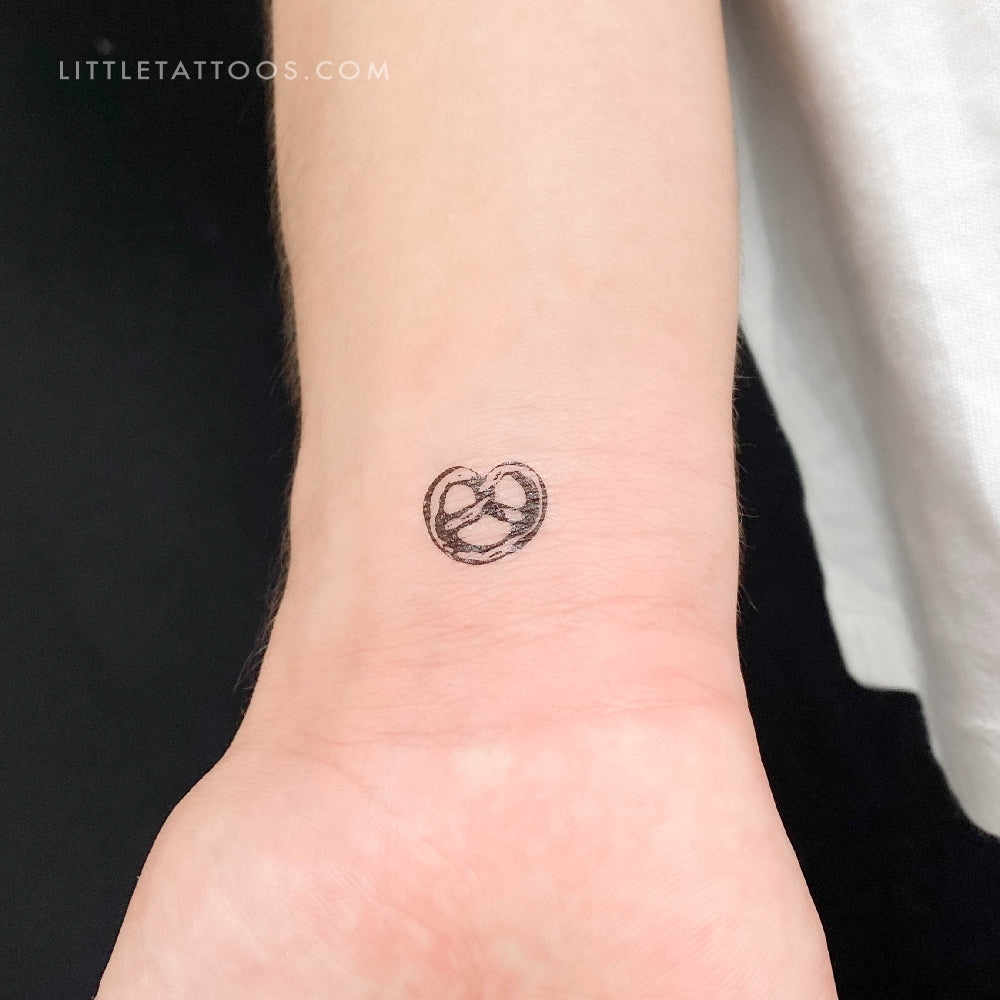 Little Pretzel Temporary Tattoo - Set of 3