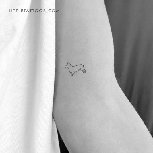 Corgi Temporary Tattoo - Set of 3