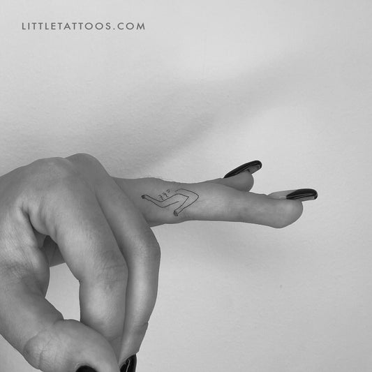 Tatuaje temporal "Me encanta dormir" - Juego de 3