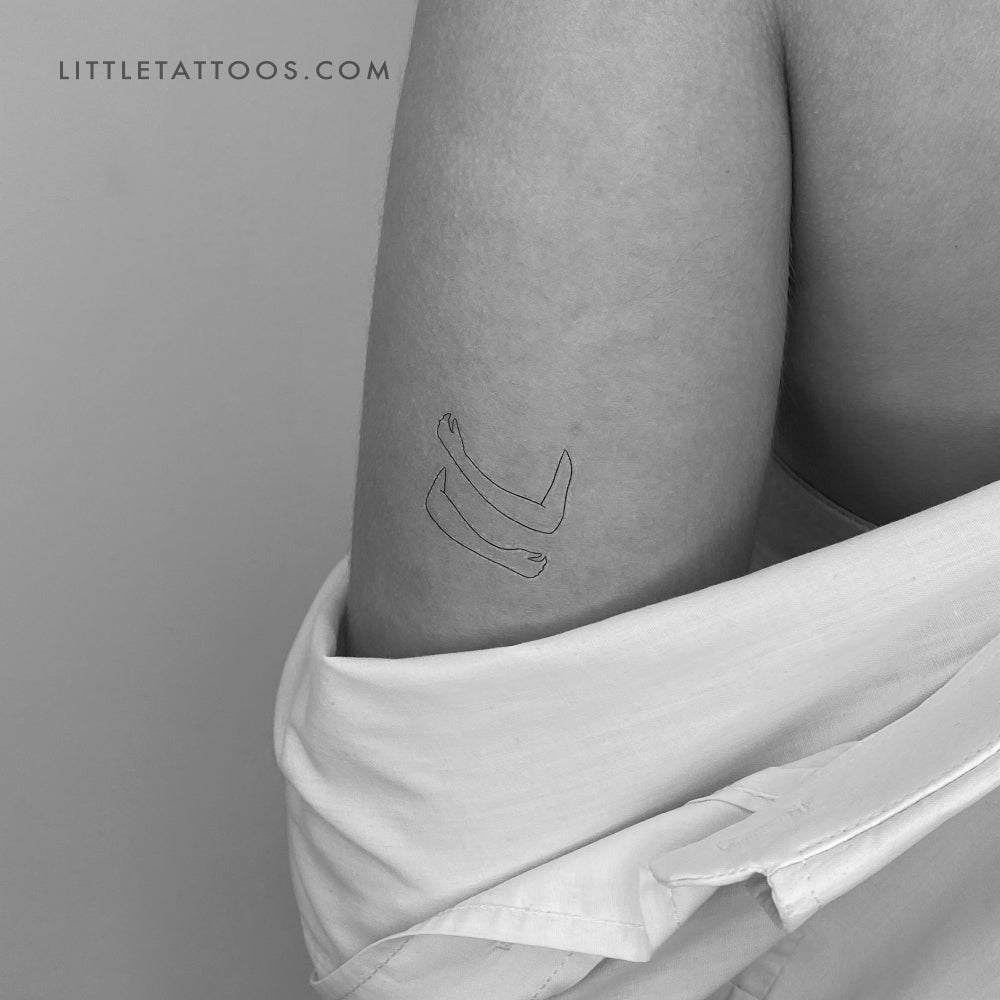 Empty Hug Temporary Tattoo - Set of 3