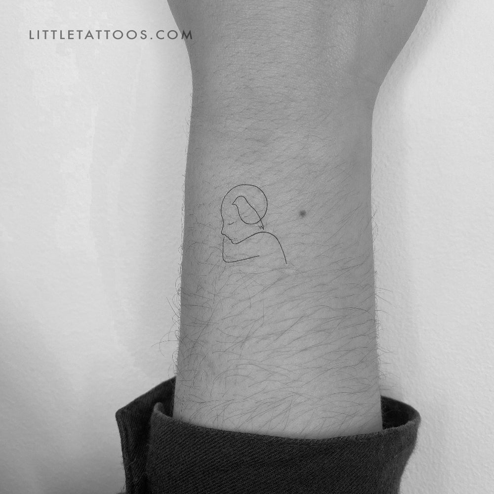 Featherhead Temporary Tattoo - Set of 3