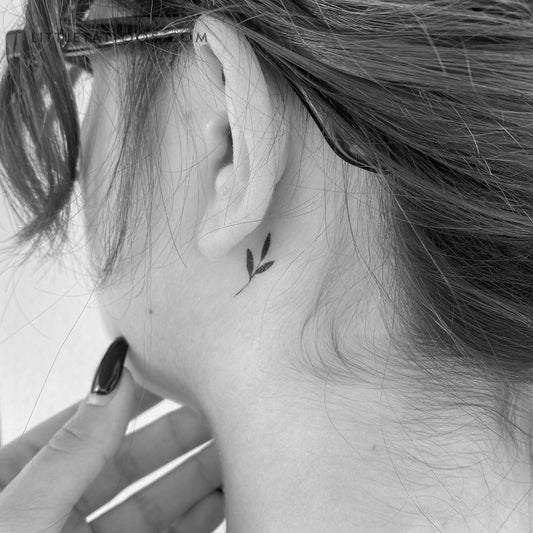 Minimalist Sprout Temporary Tattoo - Set of 3
