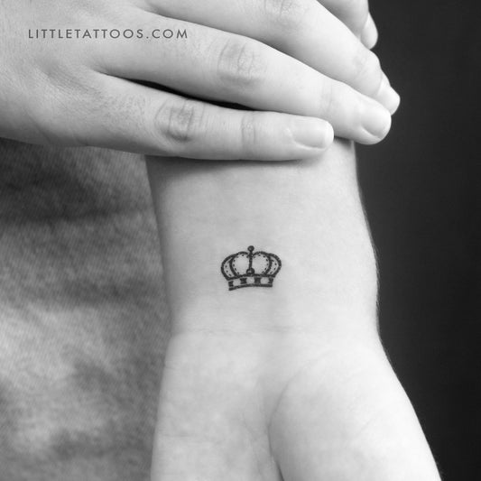 Tatuaje temporal de corona de reina (juego de 3)