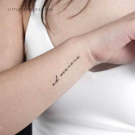 Ad Maiora Temporary Tattoo - Set of 3