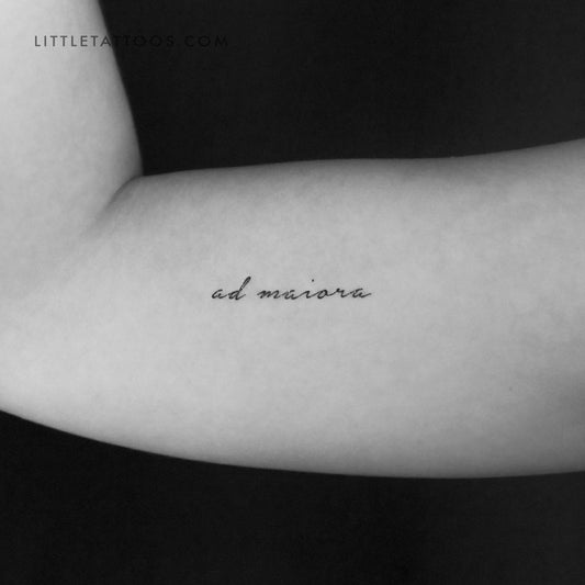 Ad Maiora Temporary Tattoo - Set of 3