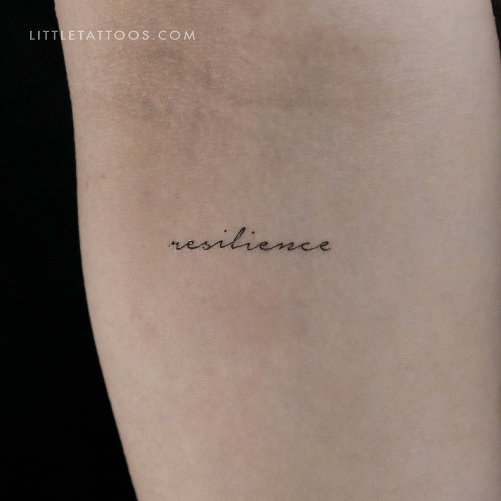 Resilience Temporary Tattoo - Set of 3