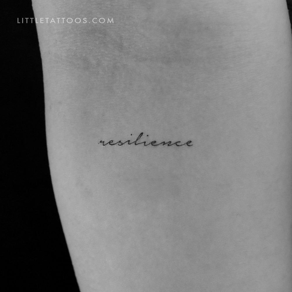 Resilience Temporary Tattoo - Set of 3