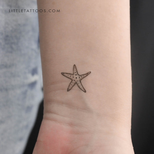 Sea Star Temporary Tattoo - Set of 3