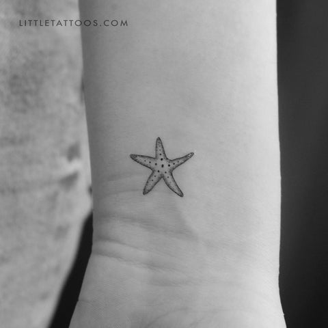 Sea Star Temporary Tattoo - Set of 3