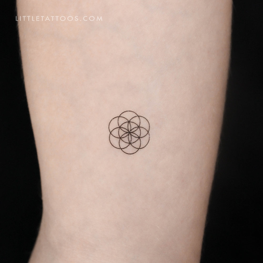 Seed Of Life Temporary Tattoo - Set of 3