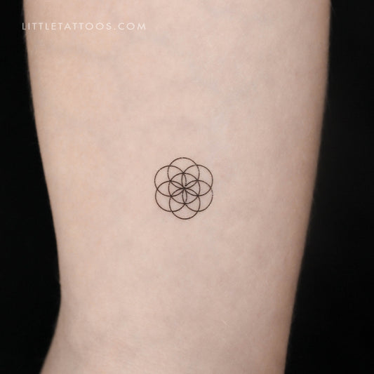 Seed Of Life Temporary Tattoo - Set of 3