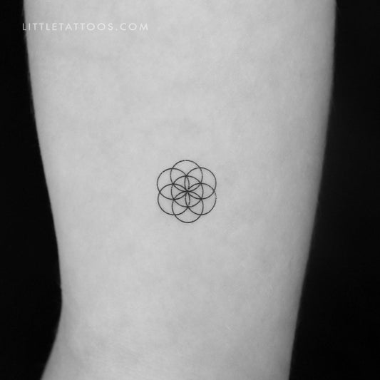 Seed Of Life Temporary Tattoo - Set of 3