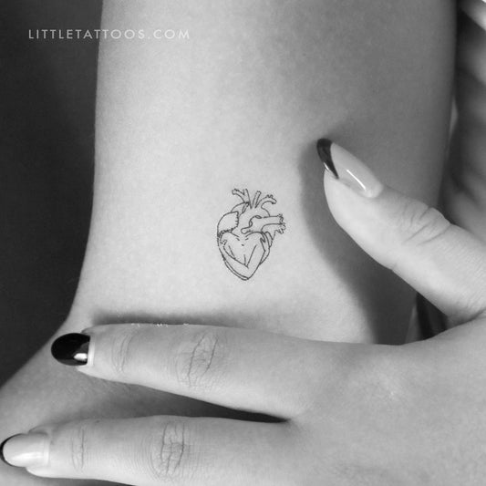 Self-Love Heart Temporary Tattoo - Set of 3