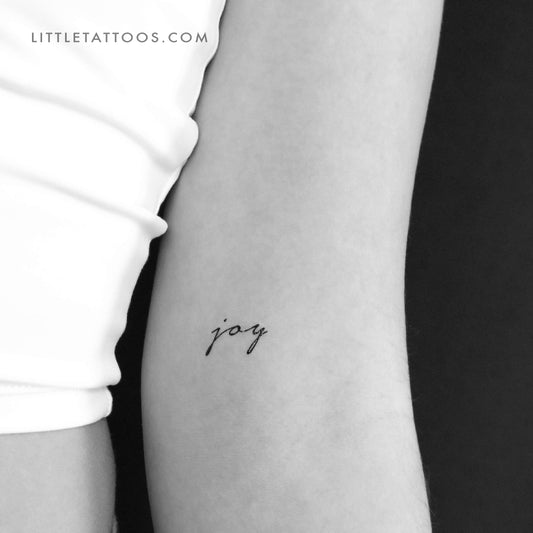 Joy Temporary Tattoo - Set of 3